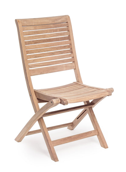 Sedia pranzo pieghevole in legno di Teak naturale  SCONTO 20% - lapagoda.net