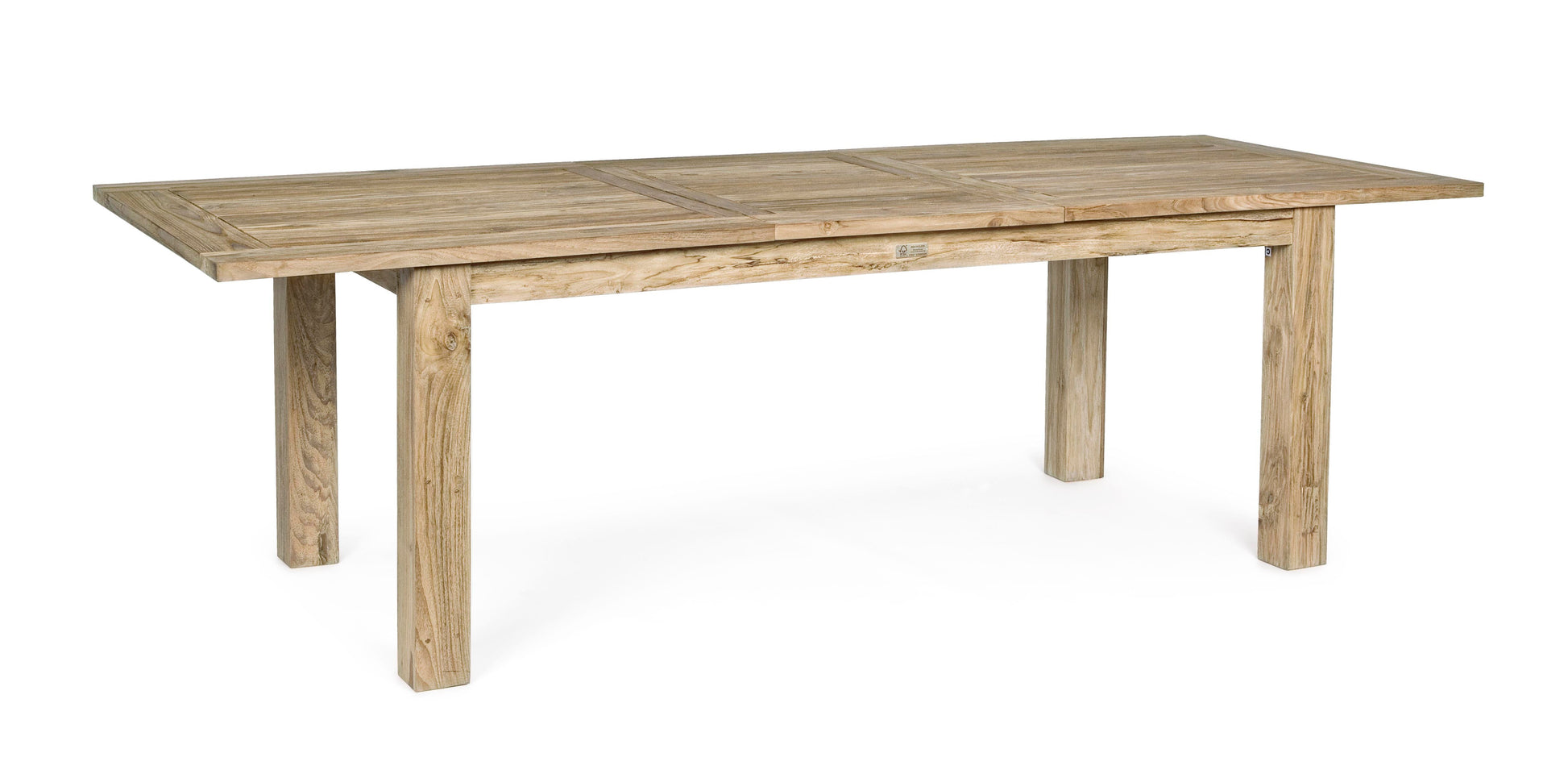 Tavolo allungabile in legno massiccio di teak riciclato naturale 200/260X100 sconto 20% - lapagoda.net