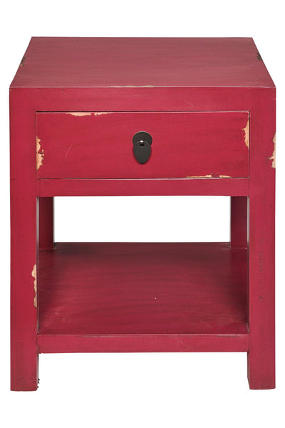 Comodino cinese in pioppo diversi colori 1c