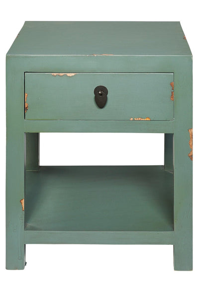 Comodino cinese in pioppo diversi colori 1c