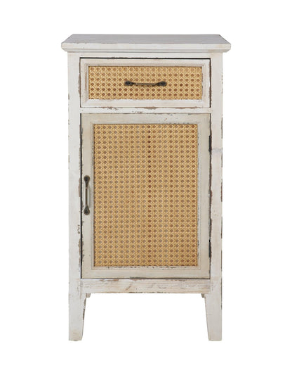Comodino Shabby chic vintage paglia di Vienna antic grey green grape white 1c 1a - lapagoda.net