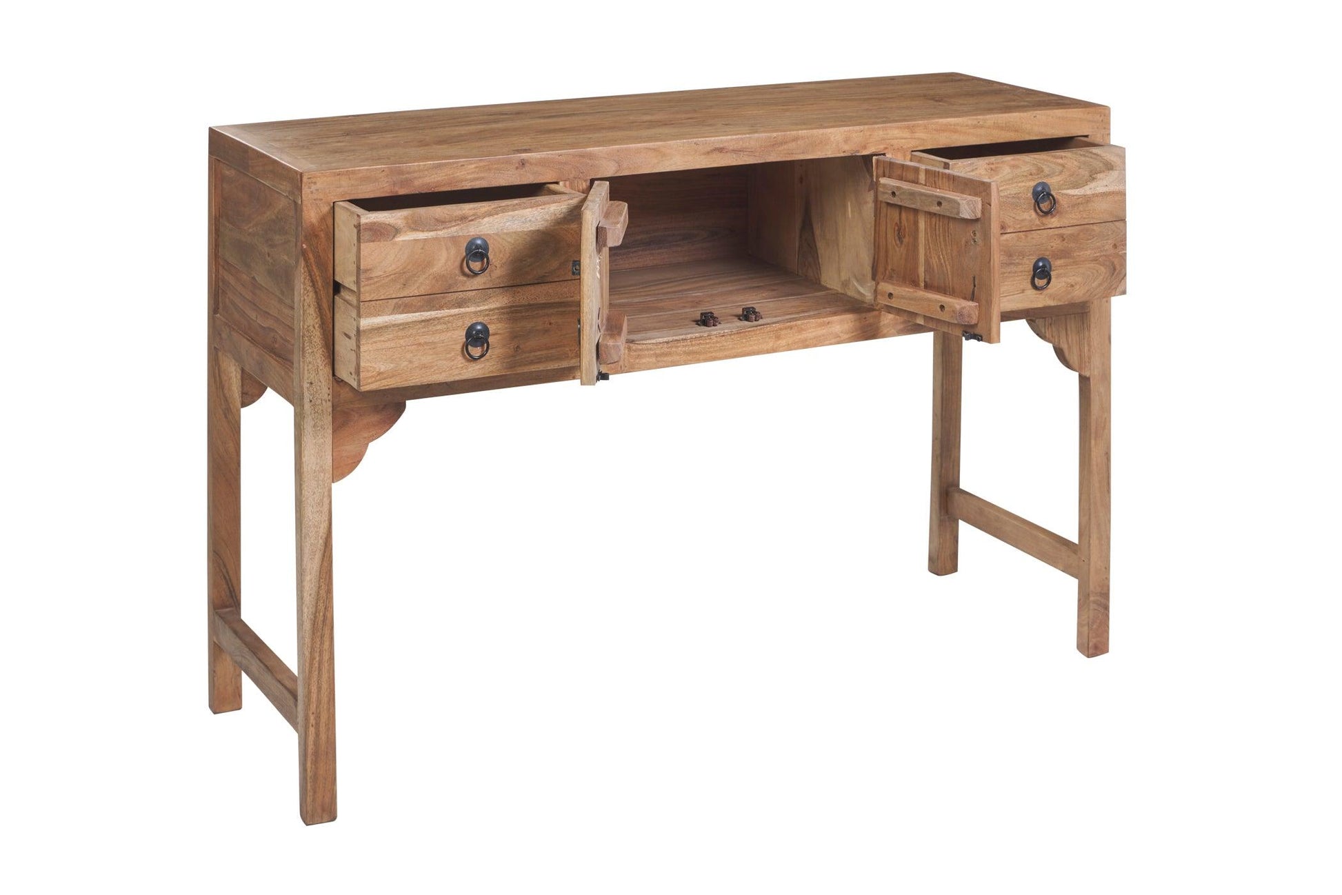Consolle cinese in legno massello Naturale 2a 2c - lapagoda.net
