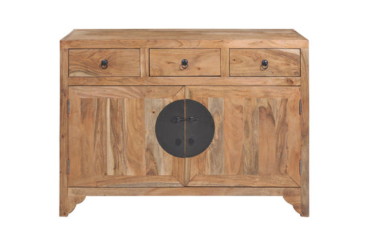 Credenza cinese in legno massello Naturale 2a 3c - lapagoda.net