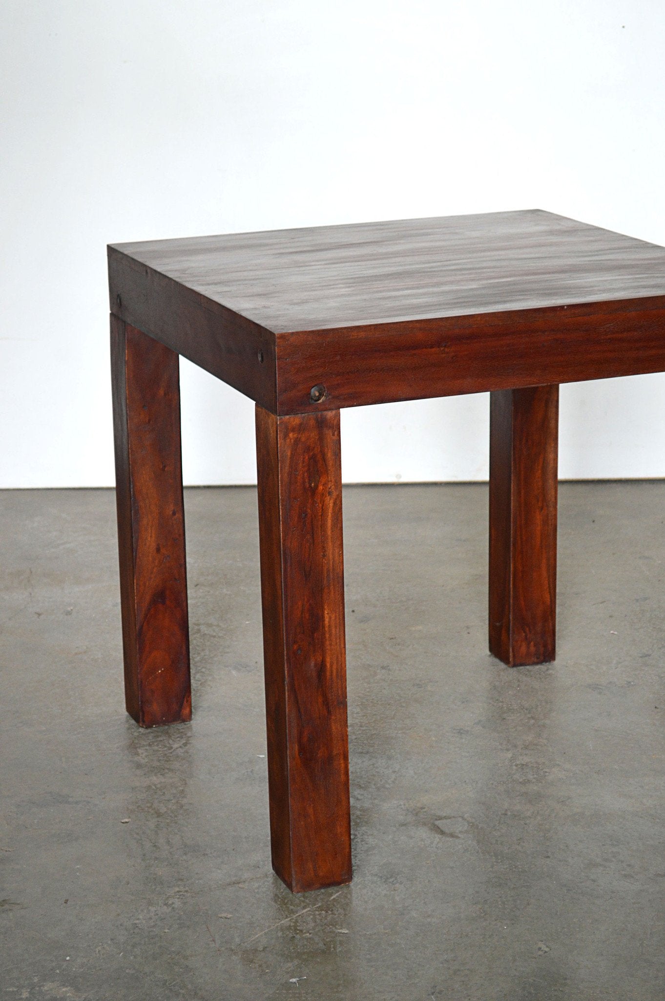 Tavolo Pranzo quadrato in legno massello di Acacia da 75 cm -BH.11.03- - lapagoda.net