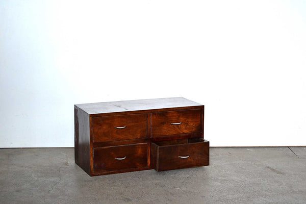 Modulo Doppio Libreria Acacia - 4 cassetti - lapagoda.net