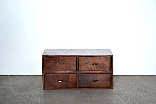 Modulo Doppio Libreria Acacia - 4 cassetti - lapagoda.net