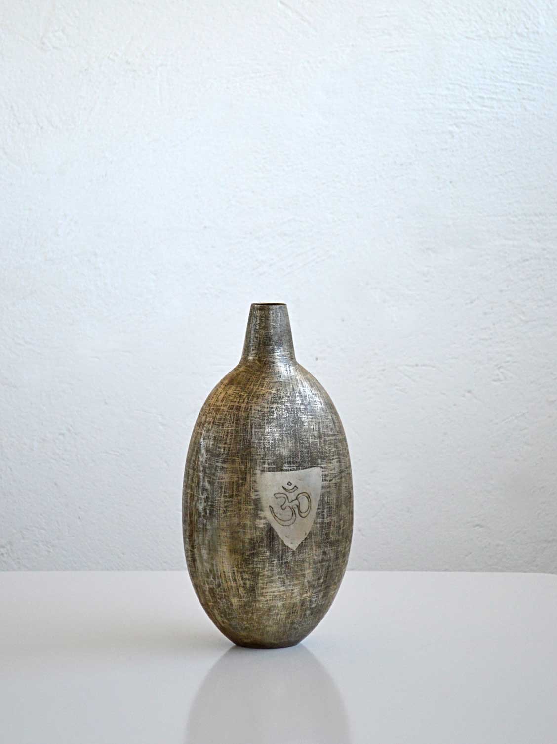 vaso alluminio artigianato indiano online
