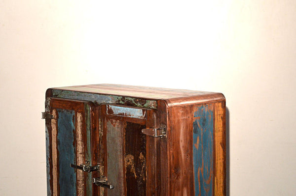 Retrò Credenza Vecchie Ghiacciaie Vintage con Ruote - 2 ante - SCONTO 20%