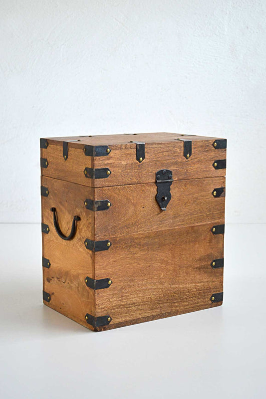 Scatola Porta Bottiglie in Teak - 6 vani - lapagoda.net