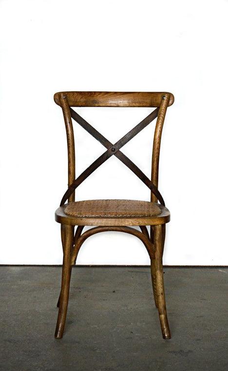 Sedia in Legno di Rovere con Seduta in Paglia. - lapagoda.net