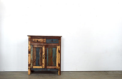 Credenza Vintage Legno Riciclato - 2 ante 2 cassetti -BH042 - lapagoda.net