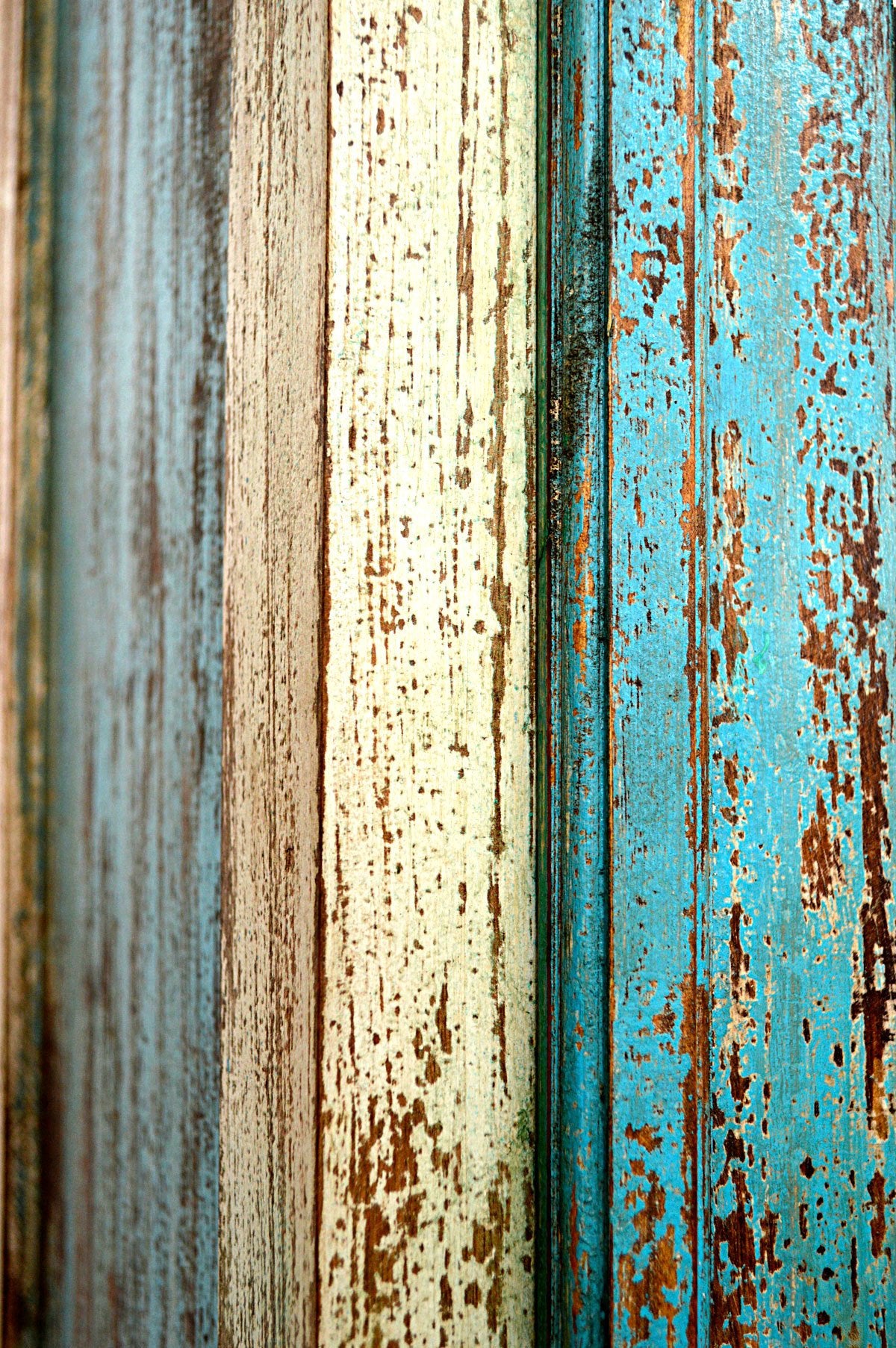 Vetrina verde Vintage con Vetri e finitura Shabby - 1 anta - lapagoda.net