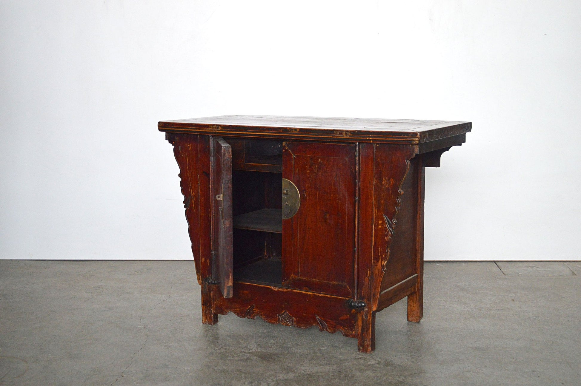 Credenza Gansu in Legno di Olmo Cina - 2 ante - lapagoda.net