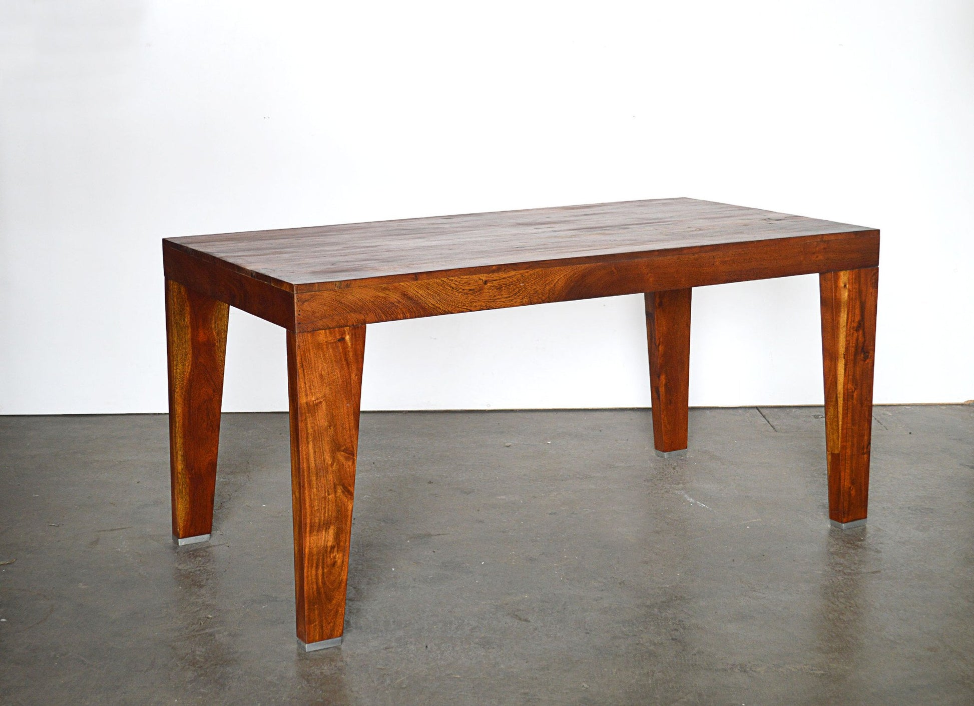 Tavolo allungabile Pranzo Gamba Spillo in Acacia massello SCONTO 50% -N.TABLE.160- - lapagoda.net