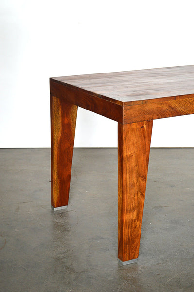 Tavolo allungabile Pranzo Gamba Spillo in Acacia massello SCONTO 50% -N.TABLE.160- - lapagoda.net