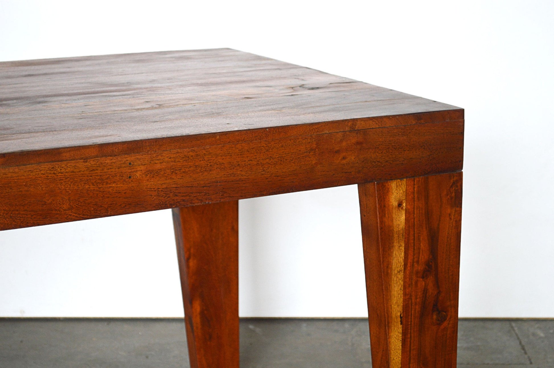 Tavolo allungabile Pranzo Gamba Spillo in Acacia massello SCONTO 50% -N.TABLE.160- - lapagoda.net