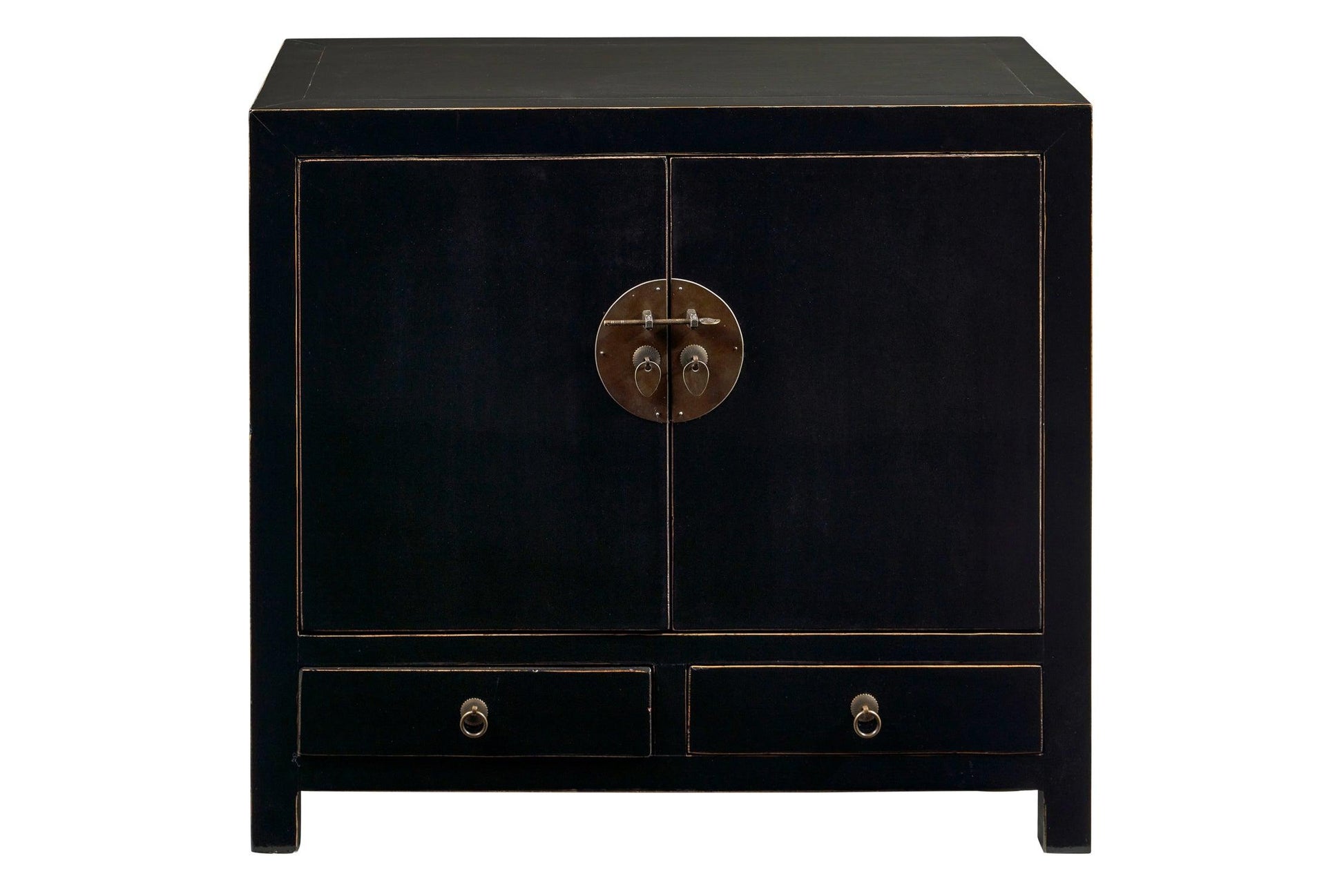 Credenza cinese in Olmo lacca nera 2a 2c - lapagoda.net