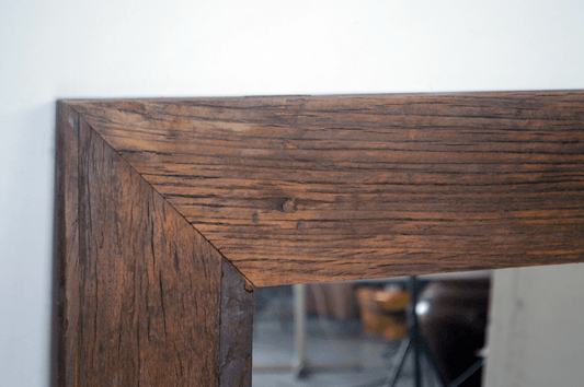 Specchio grande con cornice in legno Riciclato -LD.R.891- - lapagoda.net