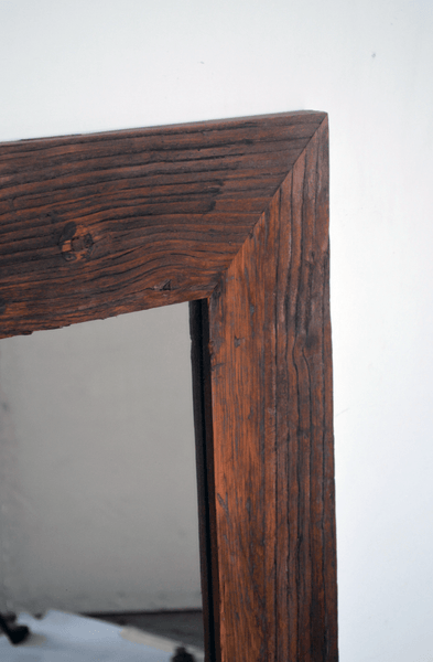 Specchio grande con cornice in legno Riciclato -LD.R.891- - lapagoda.net