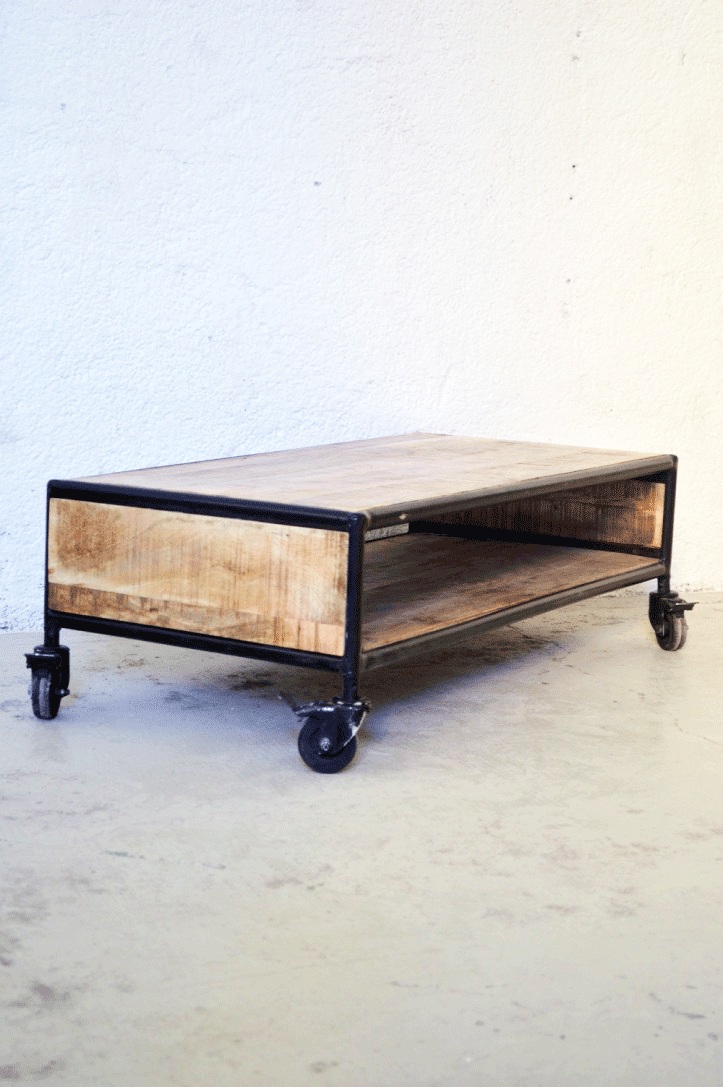 tavolini industrial online ferro e legno massello mobili vintage online mobili retrò