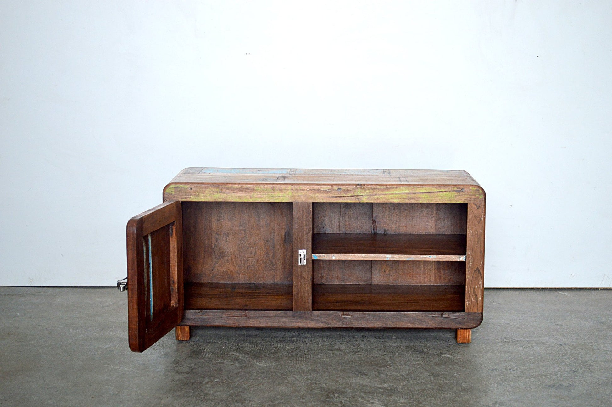Credenza Vintage Porta TV Ghiacciaie Washed - 1 anta  -AUG13.003N- - lapagoda.net